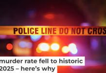 The reported rate of murder and nonnegligent manslaughter may be the lowest since reliable national data began to be collected in 1960. Jeremy Hogan/Photodisc via Getty Images